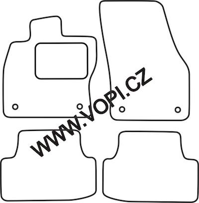 Autokoberce Seat Ateca 2016 - Autofit (4232)